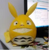 柚子龙猫怎么做,可爱的柚子龙猫做法(图文)