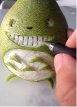 柚子龙猫怎么做,可爱的柚子龙猫做法(图文)