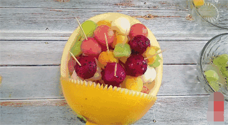 六一儿童节刺猬水果拼盘 有趣的水果拼盘(图解