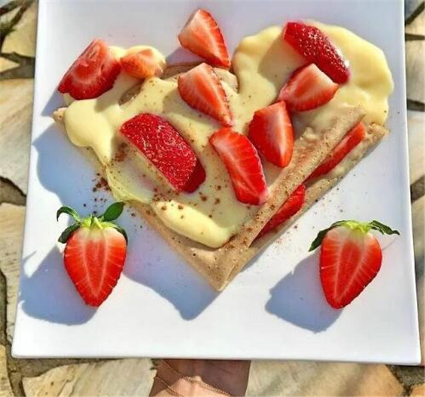 七夕节水果拼盘图片,表白神器的烛光晚餐