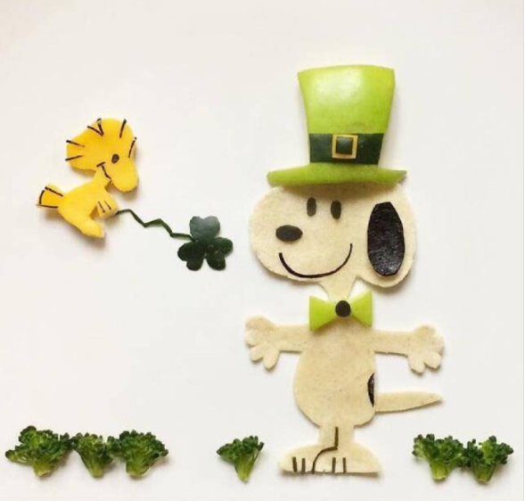 简单漂亮的幼儿水果拼盘图片,最可爱的竟然是一只黑猫