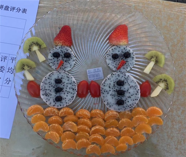 少儿创意水果拼盘制作大赛,简单又有趣的学生水果拼盘