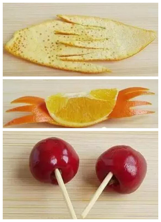 车厘子创意水果拼盘做法,水果拼盘图片简单好看