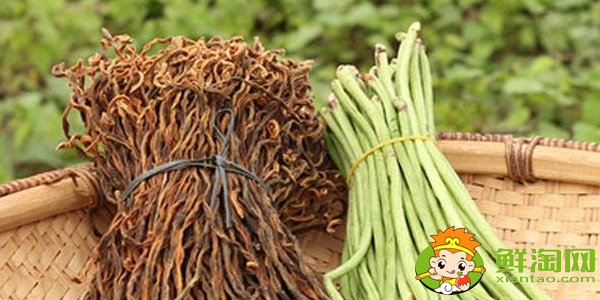 干豆角是怎么做的,生着晒干豆角行吗